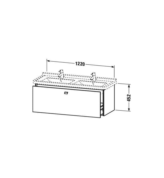 Tủ chậu lavabo Duravit BR404401049
