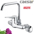 Vòi Rửa Bát Nóng Lạnh Cần Cứng Gắn Tường Caesar K527C