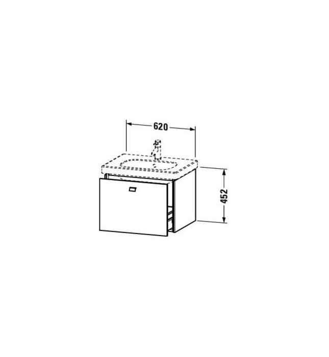 Tủ chậu lavabo Duravit BR404501016