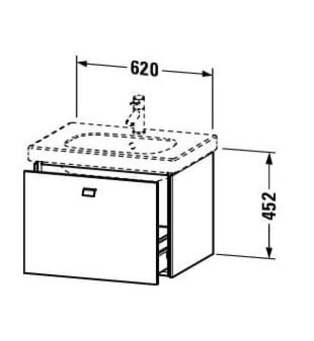 Tủ chậu lavabo Duravit BR404501053