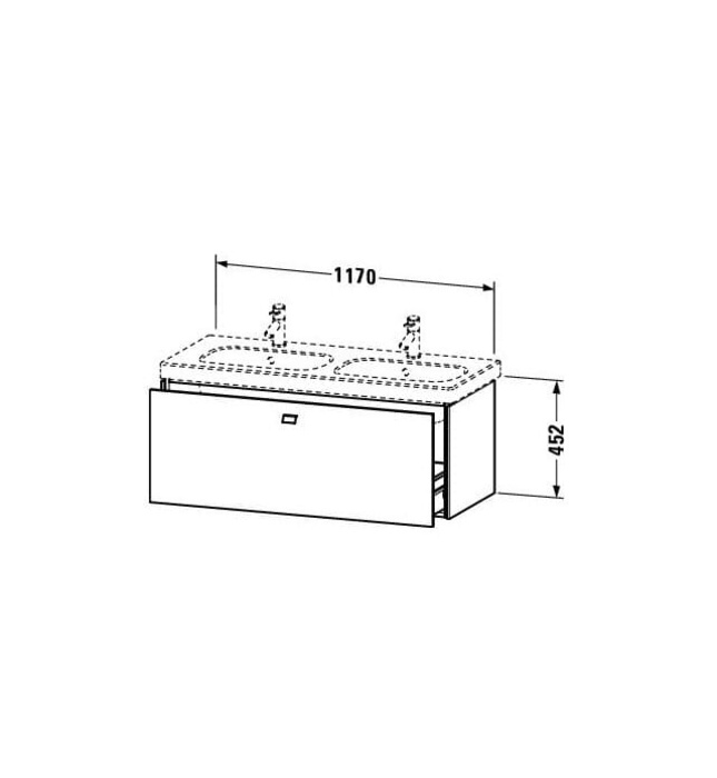 Tủ chậu lavabo Duravit BR404809191