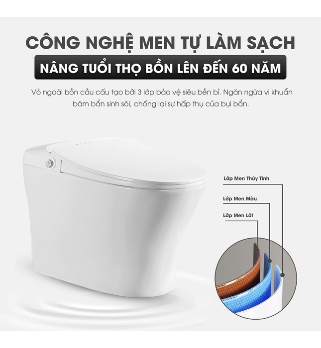 Bồn Cầu Thông Minh Kazoshi B-JB19G