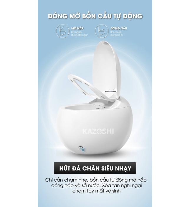 Bồn Cầu Trứng Thông Minh Kazoshi K30