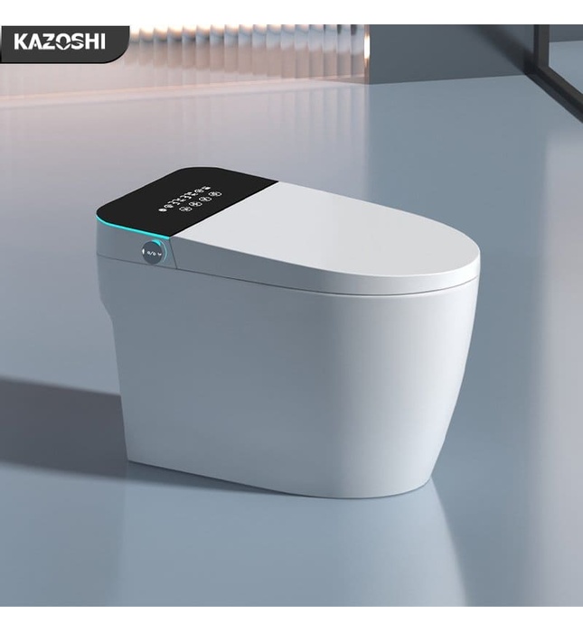 Bồn Cầu Thông Minh Kazoshi JB-812WB Trắng Đen