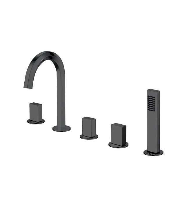 Vòi bồn tắm gắn bồn Kazoshi AF72091YC Màu Đen