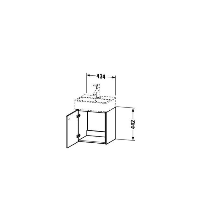 Tủ chậu lavabo Duravit BR4050R0707