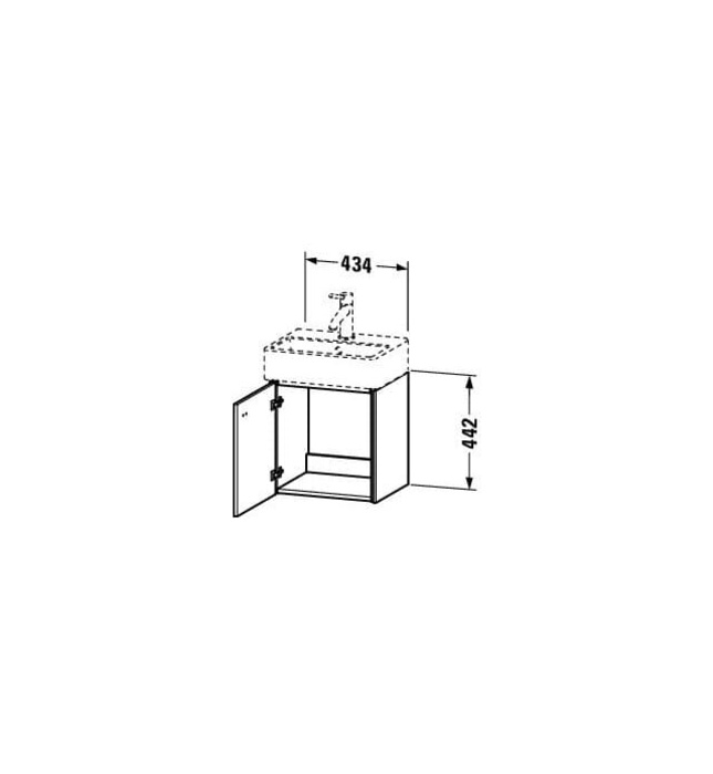 Tủ chậu lavabo Duravit BR4050R1016
