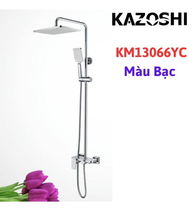 Bộ Sen Tắm Cây Kazoshi KM13066YC Màu Bạc