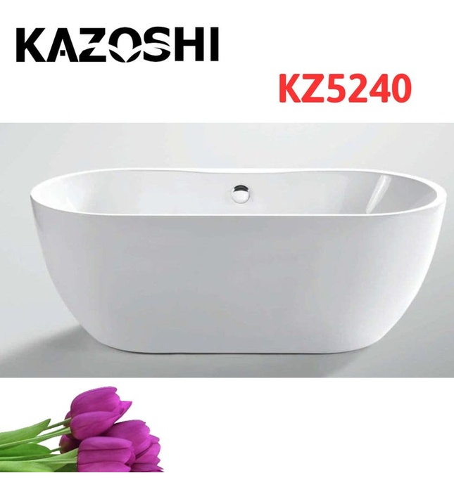 Bồn Tắm Đặt Sàn Có Sục 1.55m Kazoshi KZ5240 