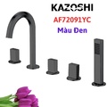 Vòi bồn tắm gắn bồn Kazoshi AF72091YC Màu Đen