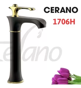 Vòi Lavabo 1 Lỗ Nóng Lạnh Cerano 1702H