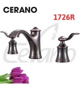 Vòi Lavabo 3 Lỗ Nóng Lạnh Cerano 1726R