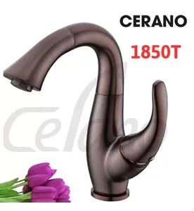 Vòi Lavabo 1 Lỗ Nóng Lạnh Cerano 1850T