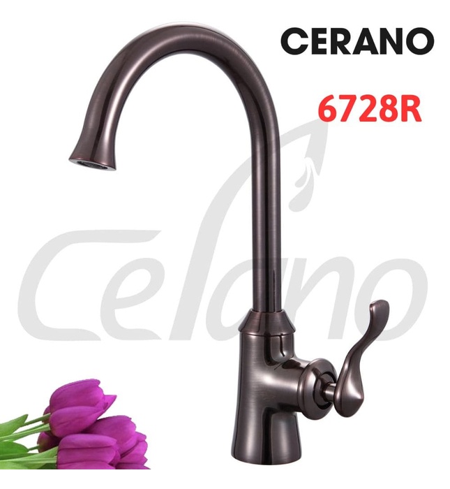 Vòi rửa bát nóng lạnh Cerano 6728R