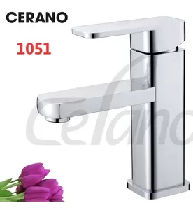 Vòi Lavabo 1 Lỗ Nóng Lạnh Cerano 1051