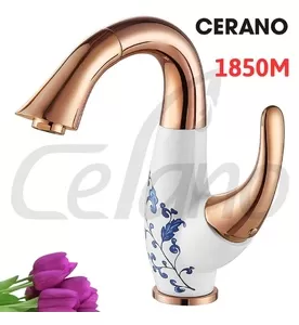 Vòi Lavabo 1 Lỗ Nóng Lạnh Cerano 1850M