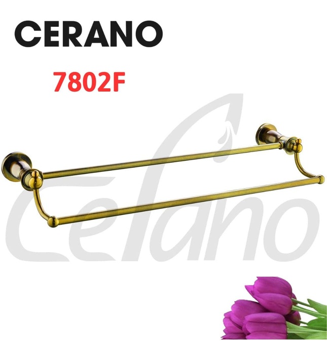 Thanh treo khăn đôi Cerano 7802F