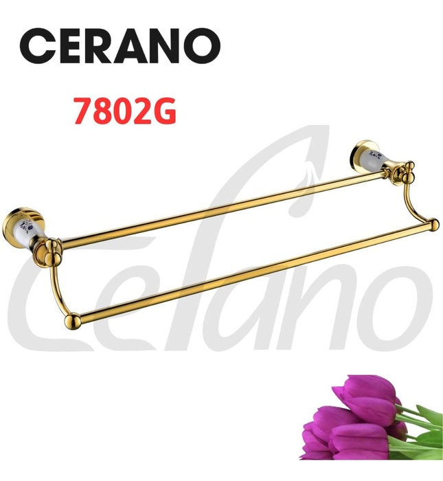 Thanh treo khăn đôi Cerano 7802G