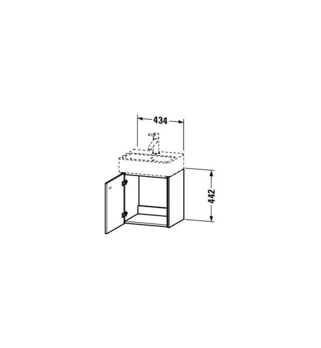 Tủ chậu lavabo Duravit BR4050R1022