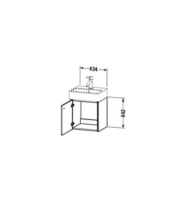Tủ chậu lavabo Duravit BR4050R1049