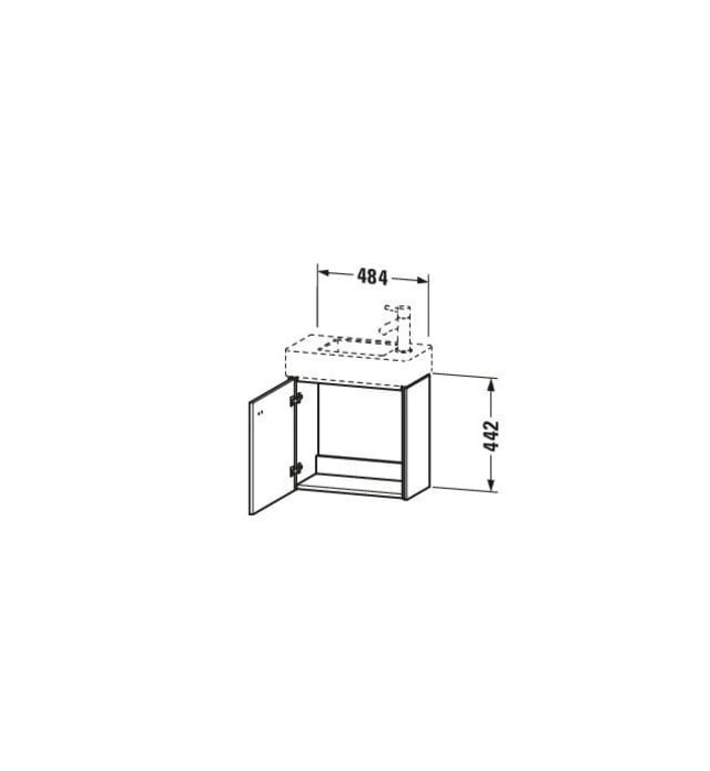 Tủ chậu lavabo Duravit BR4051L1022