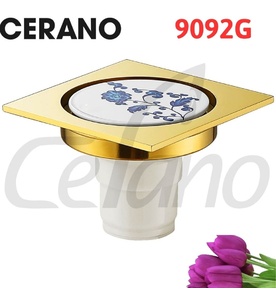 Phễu thoát sàn đồng Cerano 9092G