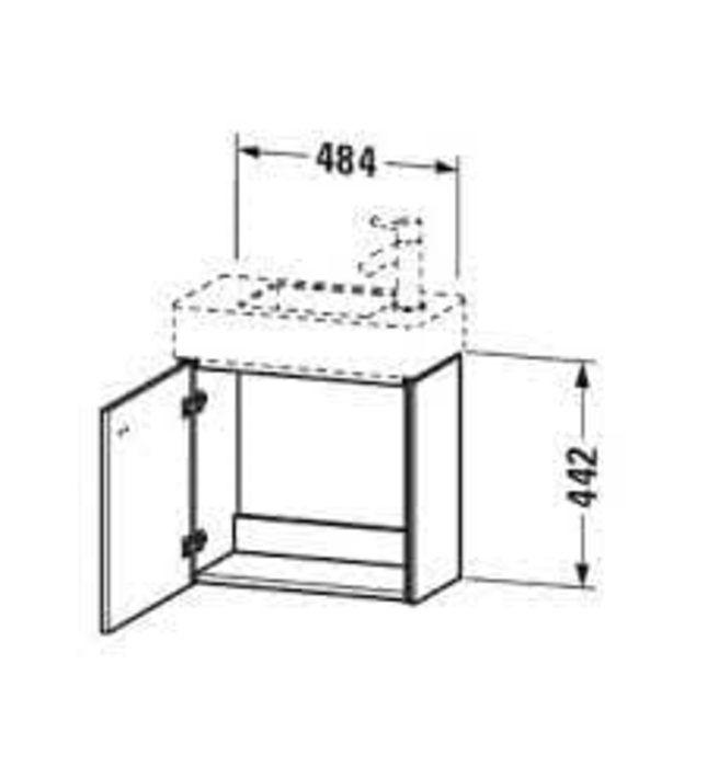 Tủ chậu lavabo Duravit BR4051R1043