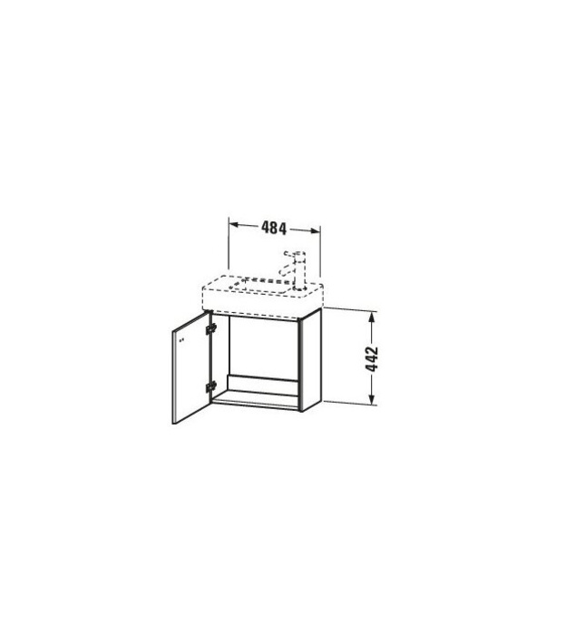 Tủ chậu lavabo Duravit BR4051R1079