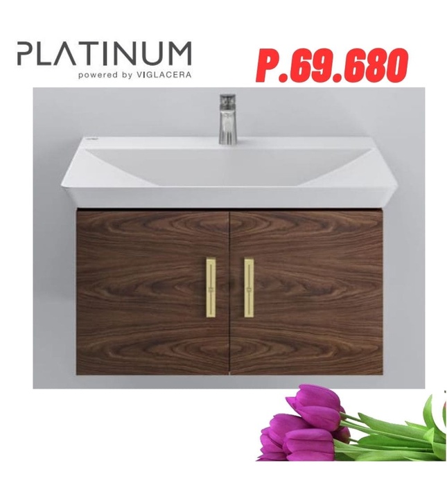 Bộ tủ chậu Platinum P.69.680