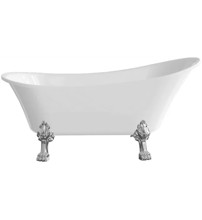 Bồn tắm ngâm yếm 4 mặt chân bạc Brother JL-688B (1.60m)