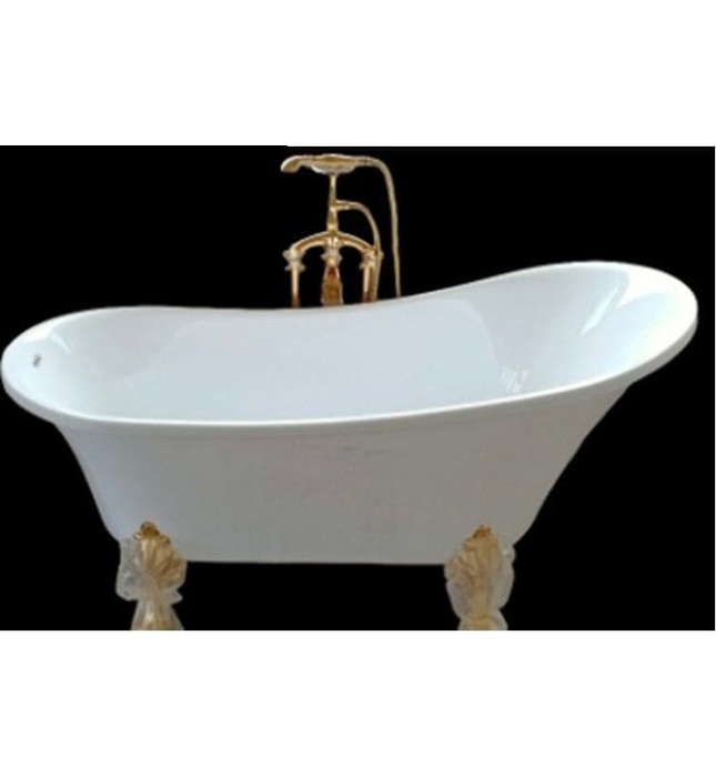 Bồn tắm ngâm yếm 4 mặt chân vàng Brother JL-688V (1.60m)