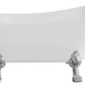 Bồn tắm ngâm yếm 4 mặt chân bạc Brother JL-688B (1.60m)