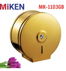 Hộp đựng giấy cuộn lớn màu vàng Miken MK-1103GB
