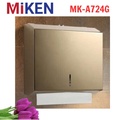 Hộp đựng giấy màu vàng Miken MK-A724G
