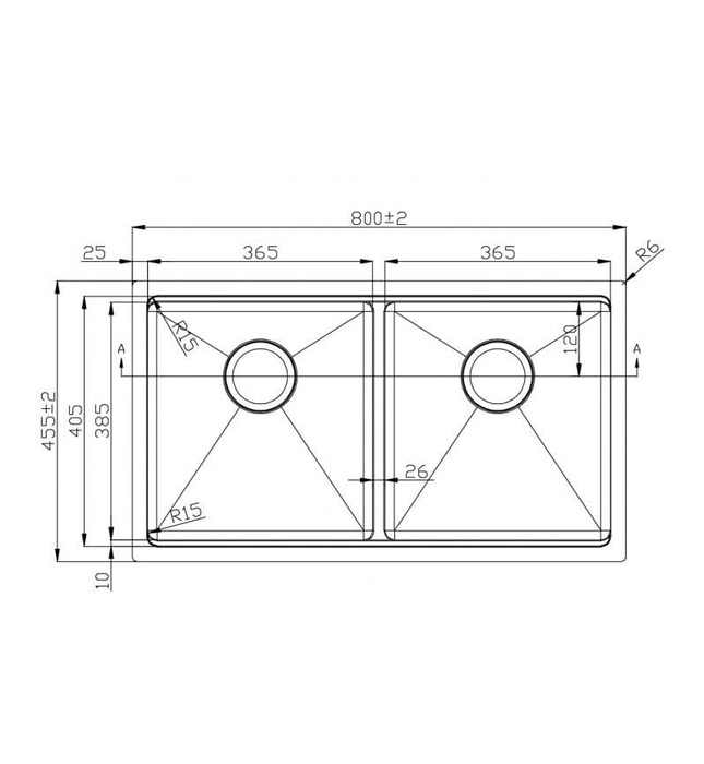 Chậu rửa bát 2 hố cân SUS304 Konox Workstation KN8046DUB Thổ Nhĩ Kỳ 