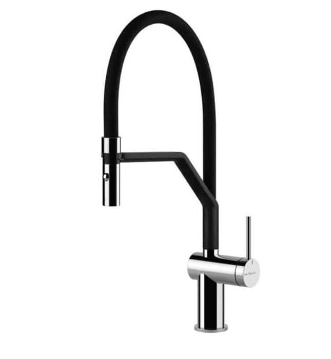 Vòi rửa bát nóng lạnh thân mềm Konox Rosso