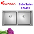 Chậu rửa bát 2 hố cân SUS304 Konox Cube Series 8744DU Thổ Nhĩ Kỳ 
