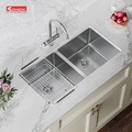 Chậu rửa bát 2 hố cân SUS304 Konox Cube Series 8744DU Thổ Nhĩ Kỳ 