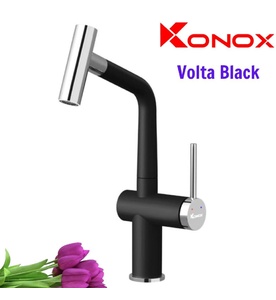 Vòi rửa bát nóng lạnh Konox Volta Black