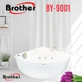Bồn tắm góc massage Brother BY-9001M (1.3m)