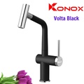 Vòi rửa bát nóng lạnh Konox Volta Black