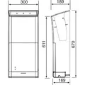 Máy sấy tay 2 đầu Panasonic FJ‑T10T1