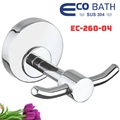 Móc treo áo đôi Ecobath EC-260-04