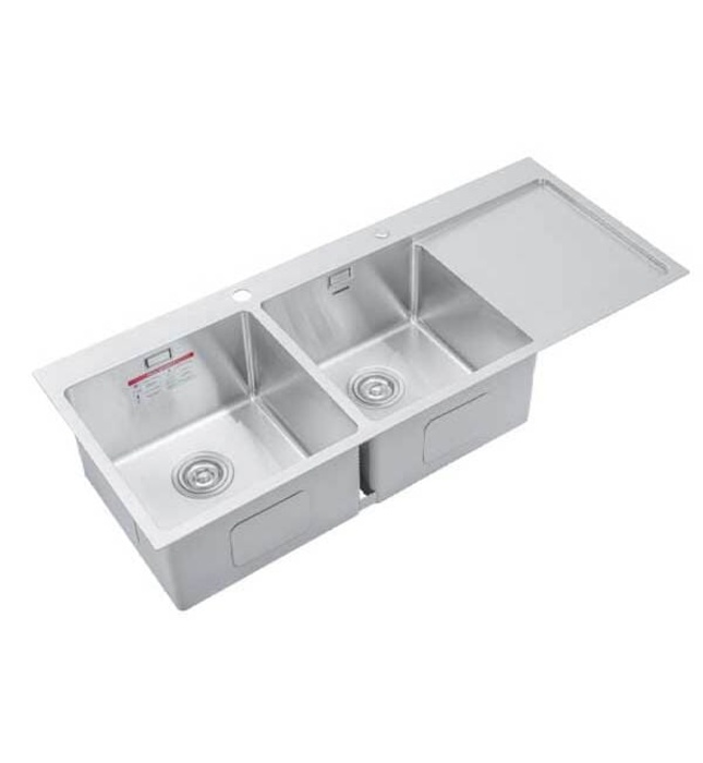 Chậu rửa bát 2 hố bàn phải Paul Schmitt PA11648-TR