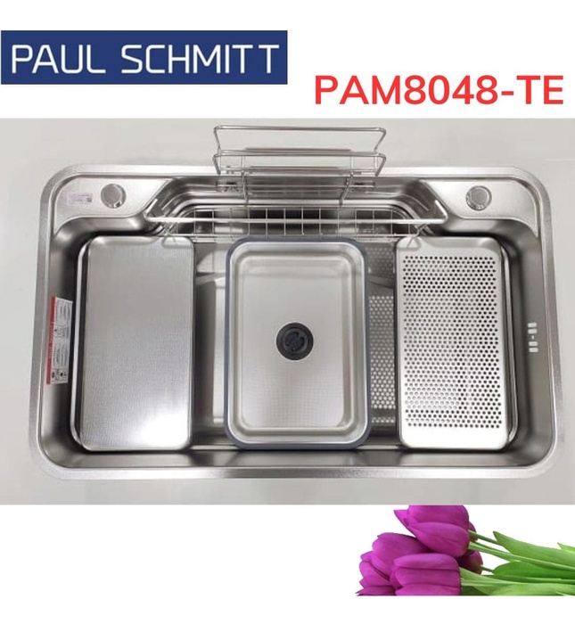 Chậu rửa bát 1 hố Paul Schmitt PAM8048-TE
