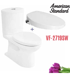 Bàn cầu hai khối rửa cơ American Standard VF-2719SW