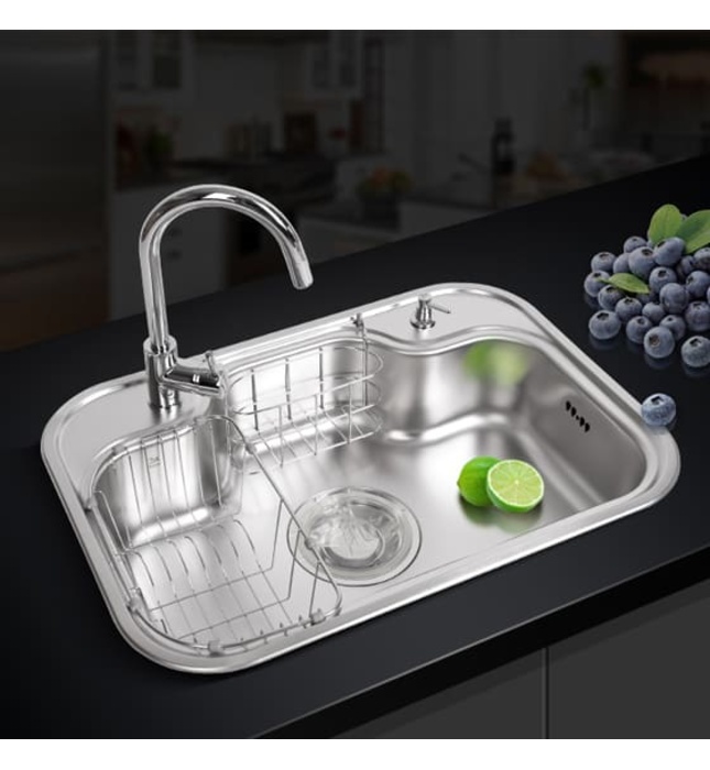 Chậu rửa bát 1 hố Miken 8249