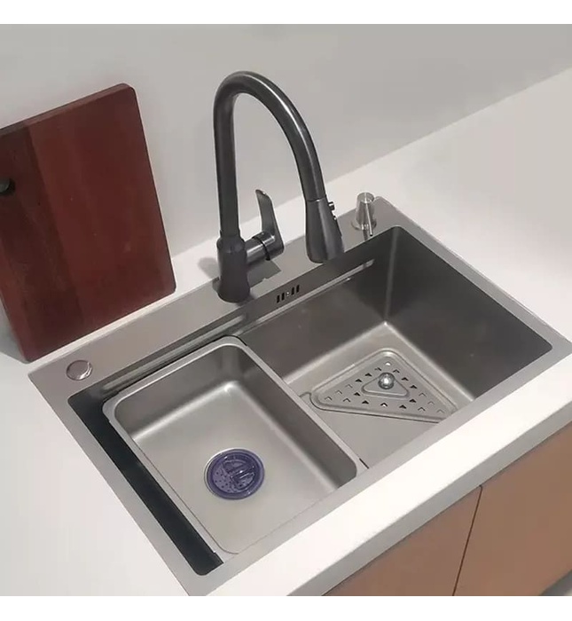 Chậu rửa bát 1 hố Miken MKRB-6845RB