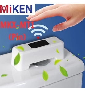 Nút xả bồn cầu cảm ứng hồng ngoại tự động Miken MKX-MT1 (Pin)