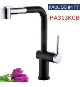 Vòi Bếp Dây Rút Nóng Lạnh Paulschmitt PA313KCB